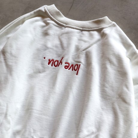 LITTLE SUNNY BITE / message big sweat top / lsbltop016a