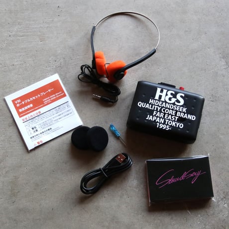 HideandSeek × ASIAN STAR “SLOW&SEXY”  / H&S CASSETTE PLAYER with SLOW&SEXY MIX TAPE / H30th-110125
