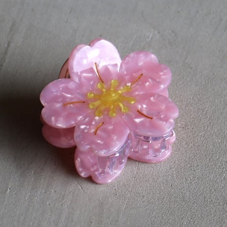 ククシュゼット 正規商品 ヘア アクセ クリップ かわいい 桜 フランス Coucou Suzette サクラ ヘア クロー Sakura Hair Claw ピンク(sakuraclaw)