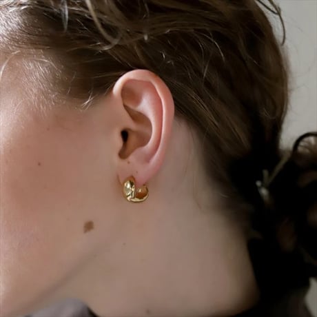 TEN. 正規商品 ユニセックス アクセサリー テン プラム ピアス シルバー/ゴールド【即日発送】(pi-0124)(pig-0124)