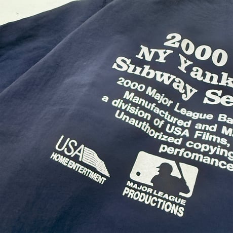 "SubwaySeries"Cottonlike NYLON JKT Black