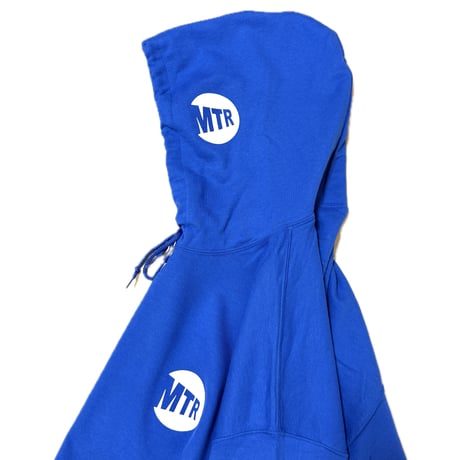 "MTR" 8oz Cotton Hoodie Blue