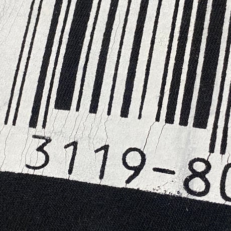 ”CassetteTape＆Crack” GarmentDye 6.1oz Tee Black