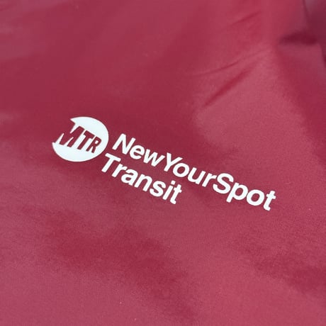 "MetroCard Farewell" NYLON COACH JKT  BURGANDY
