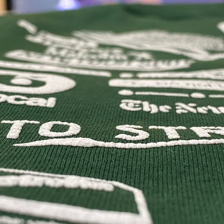 "Lexington Av Local" 6.5oz HeavyWeight L/S Tee Green