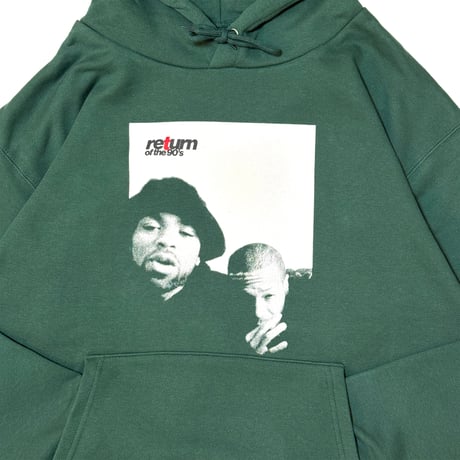"Return of the 90's" 10oz Hoodie  Green