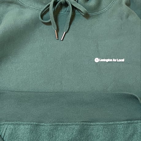 "Lexington Av Local" 13.5oz HeavyWeightHoodie Green