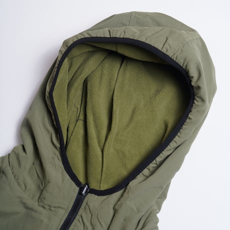"THE HARLEM" Reversivle NYLON FREECE JKT OLIVE