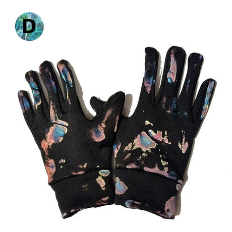 ”DotsFlow” Painting Gloves  size M