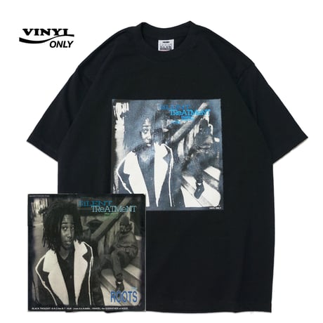"SilenTreatment"  6.5oz HeavyWeight S/S Tee Black