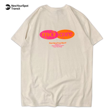 "mo' core" US COTTON 6oz S/S Tee Natural