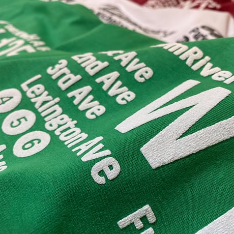 "HARLEM"Tee 6.5oz HeavyWeight Green
