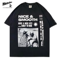 ”CassetteTape＆Crack” GarmentDye 6.1oz Tee Black
