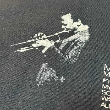 ”MILES IN TOKYO" 6.20z OPENEND MAX WEIGHT L/S Tee Black