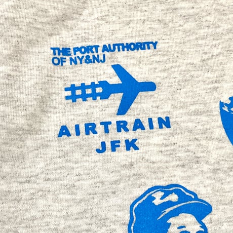 "JAMAICA QUEENS" 6oz US COTTON L/S Tee AshGrey
