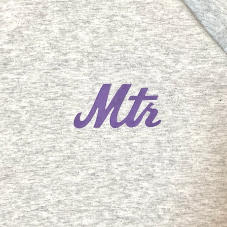 "The 7Train" 6oz US COTTON L/S Tee Ash
