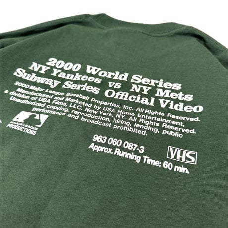 "SubwaySeries"6.5oz HeavyWeight L/S Tee Green