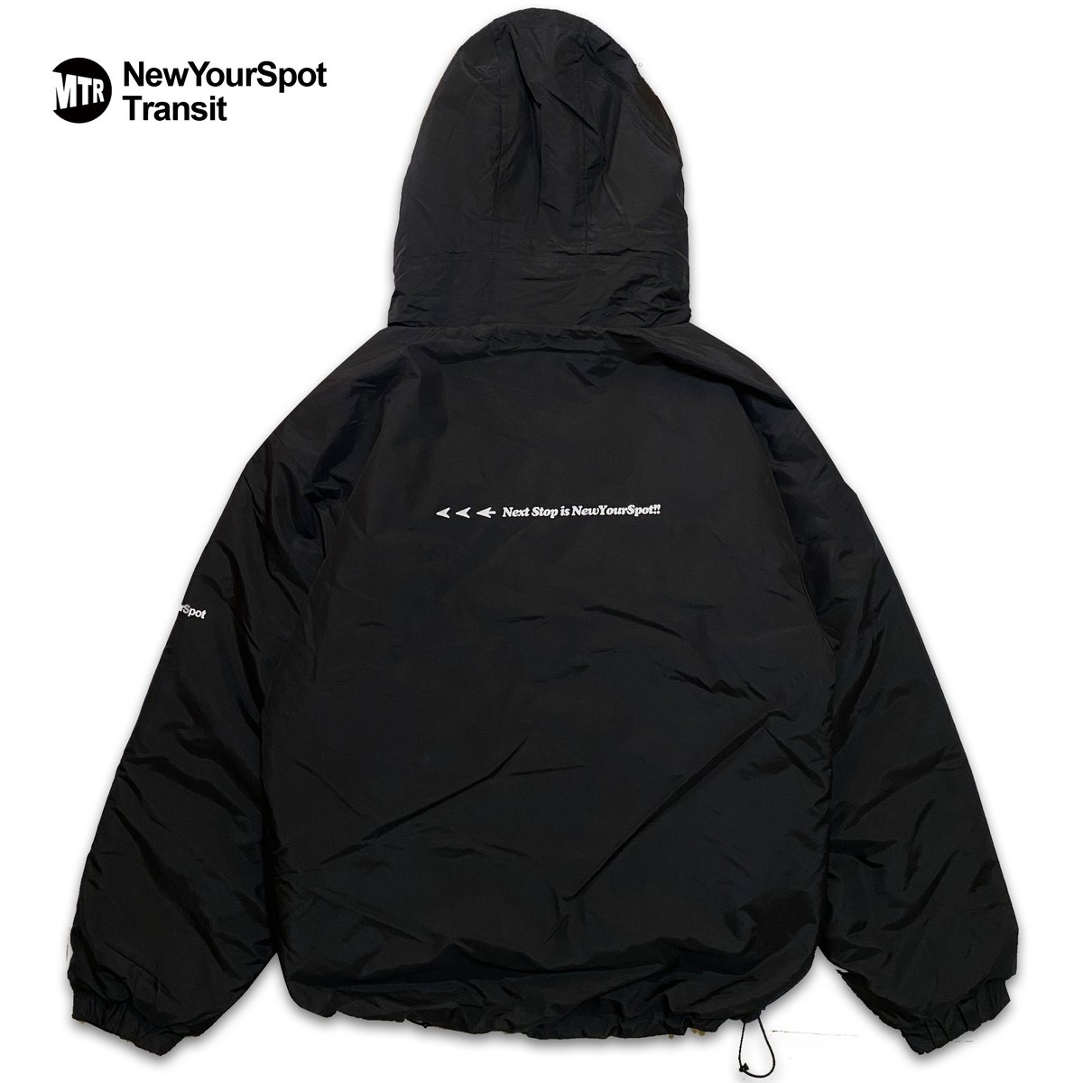 【TRANSIT】フード付きブラックジャケット fit=scale-down,w=1200