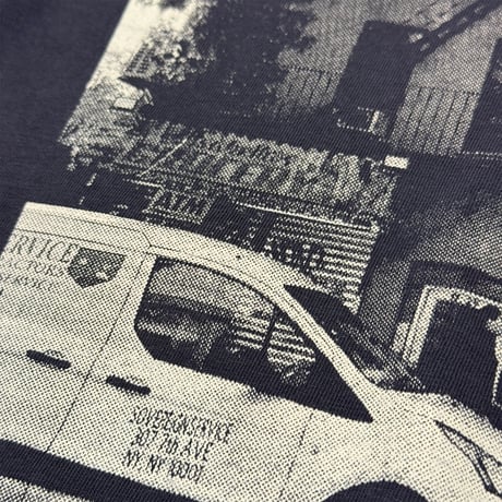 "EAST HARLEM pt2" GarmentDyed 6.1oz Tee Navy
