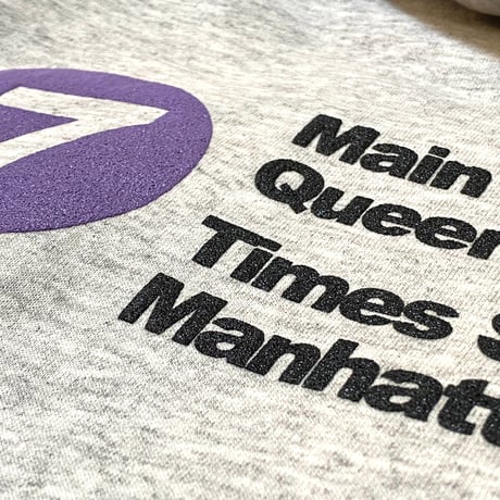 "The 7Train" 8oz Hoodie Ash