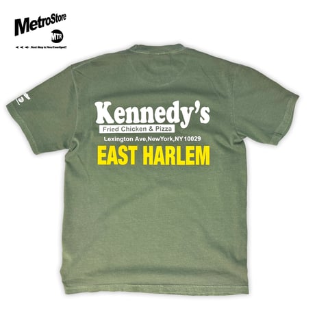 "KENNEDY FRIED CHICKEN" GarmentDyed 6.1oz Tee Hemp