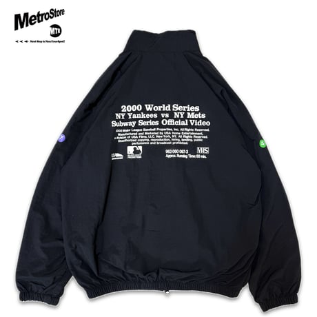 "SubwaySeries"Cottonlike NYLON JKT Black