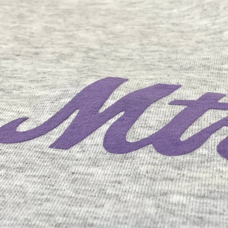 "The 7Train" 6oz US COTTON L/S Tee Ash