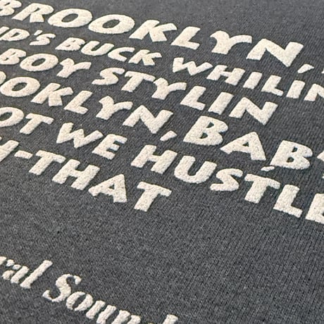”Return of the 90`s" BoroughCheck 6oz US COTTON S/S Tee Black