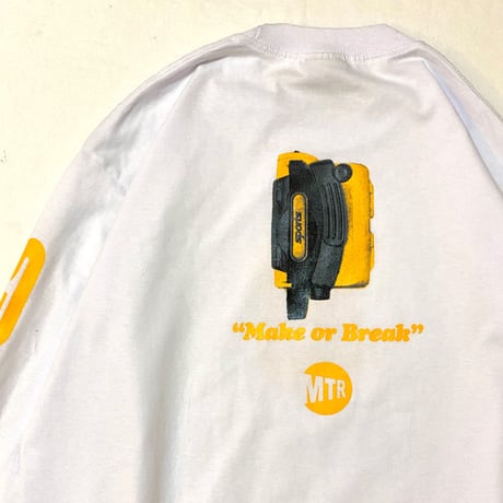"The SPORTS" 6.5oz HeavyWeight L/S Tee  White