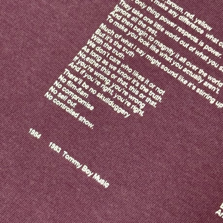 "NO SELLOUT" 6.1oz GarmentDye Tee Verry