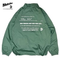 "MetroCard Farewell" NYLON COACH JKT  GREEN