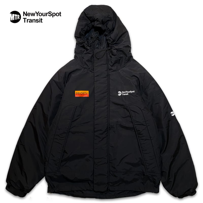 【TRANSIT】フード付きブラックジャケット Transit Uniform