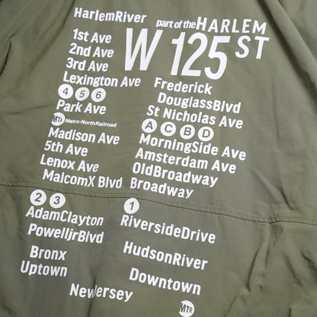 "THE HARLEM" Reversivle NYLON FREECE JKT OLIVE