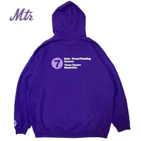 "The 7Train" 8oz Hoodie Purple