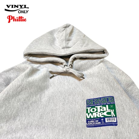 "Phillie VINYL" HeavyWeightHoodie AshGrey