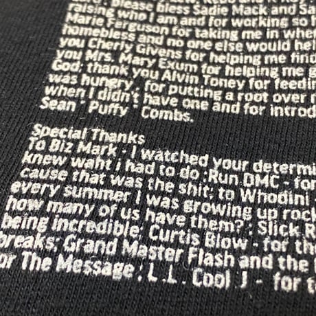 “CraigMack US ORIGINAL VINYL” Tee  BLACK