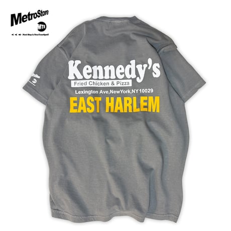 "KENNEDY FRIED CHICKEN" GarmentDyed 6.1oz Tee Gray