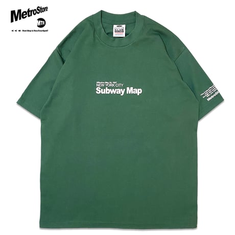”TheMap1987”  PRO CLUB 6.5oz HeavyWeight Cotton Tee  Green