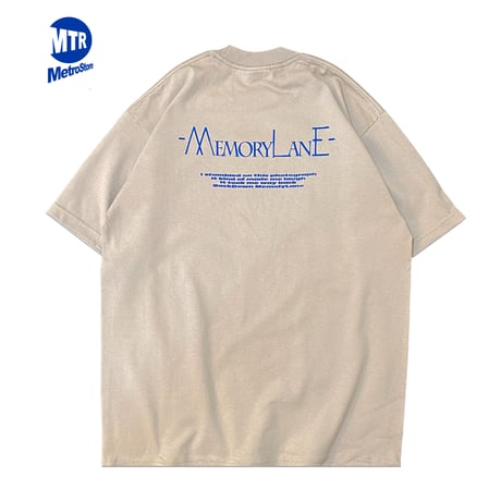 "MemoryLane"  6.5oz HeavyWeight S/S Tee Khaki