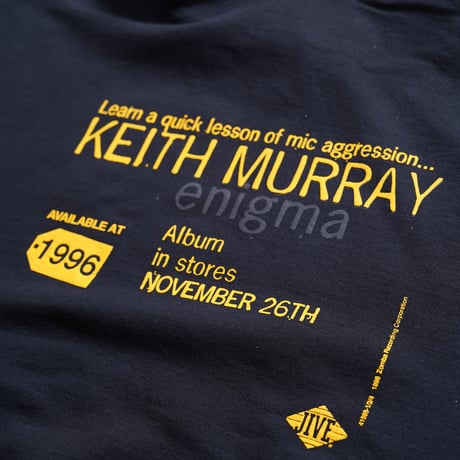 "AVAILABLE AT BESTBUY" KEITH MURRAY PROMO HOODIE  BLACK