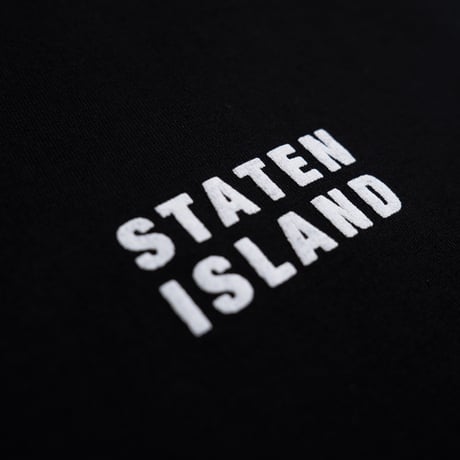 "STATEN ISLAND SUBWAY MAP Pt1" 7.5 oz Max Heavyweight L/S Tee Black
