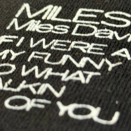 ”MILES IN TOKYO" 6.20z OPENEND MAX WEIGHT L/S Tee Black