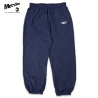 "SubwaySeries"Cottonlike NYLON PANTS  NAVY