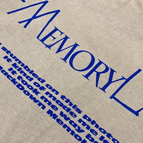 "MemoryLane"  6.5oz HeavyWeight S/S Tee Khaki