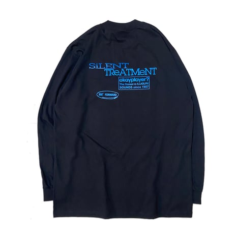 "SilenTreatment"  6.5oz HeavyWeight L/S Tee Black