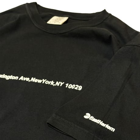 "EAST HARLEM" GarmentDyed 6.1oz Tee Black