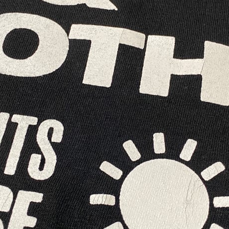 ”CassetteTape＆Crack” GarmentDye 6.1oz Tee Black