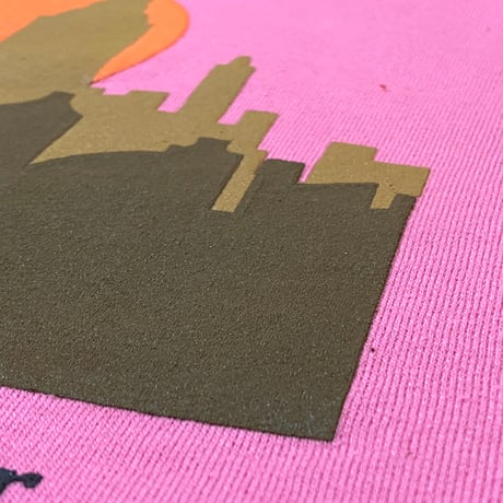 "ViewFromQueens" 8oz HOODIE PINK