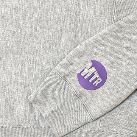 "The 7Train" 13.5oz HeavyWeight Hoodie GreyHeather