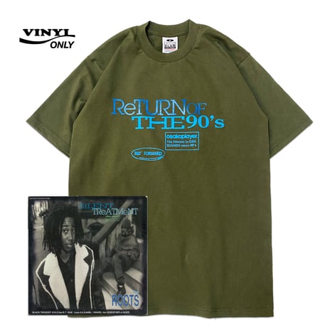 "Return Of The 90's"  6.5oz HeavyWeight S/S Tee OliveGreen